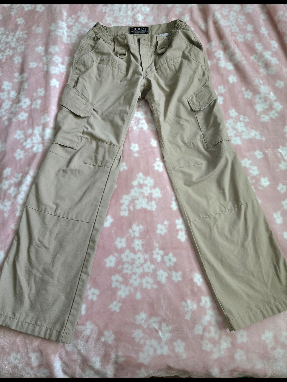 LAPG Womens Operator Tactical Pants 4 Khaki Ripstop Stretch Ops  Fade Resistant